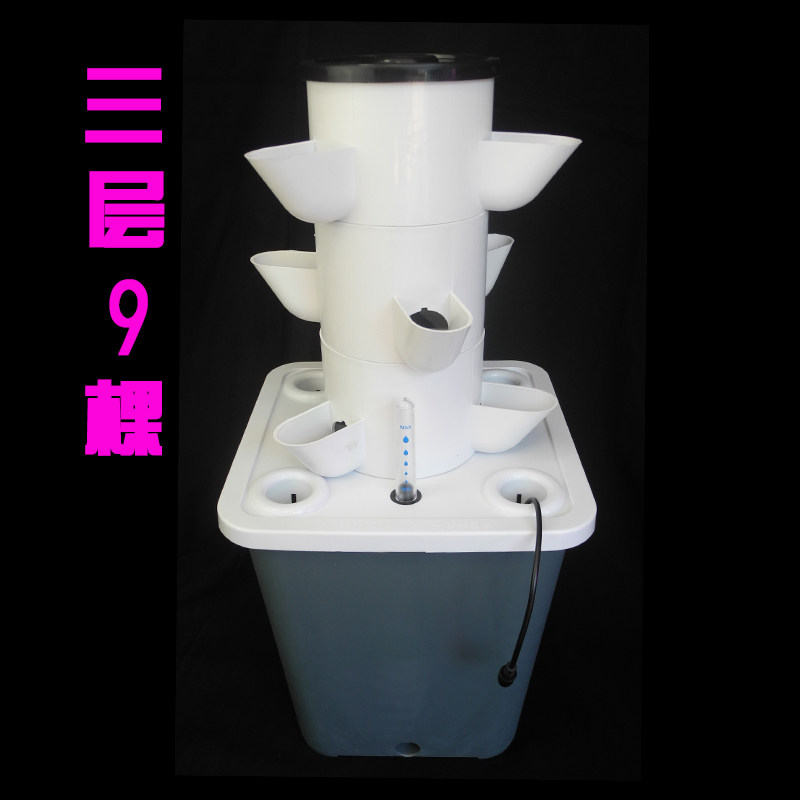 Hydroponic Tower Planter - Balkon Üç Boyutlu Hidroponik Topraksız Yetiştirme