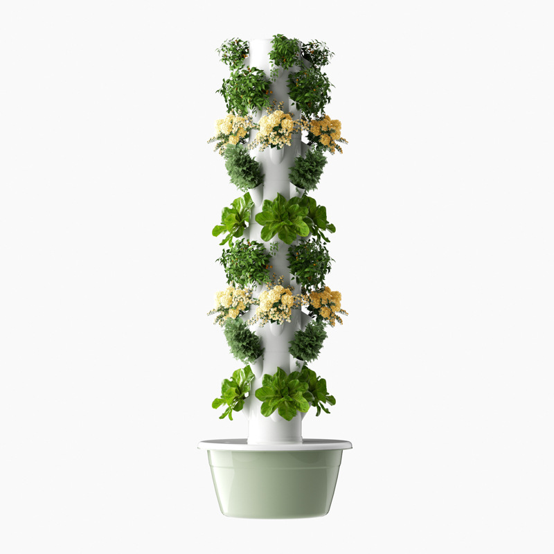 Hydroponic Tower Planter - Dikey topraksız kule Ev akıllı sebze