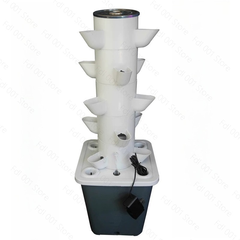 Hydroponic Tower Planter - 6 Katlı Hidroponik Dikey Yetiştirme Kulesi