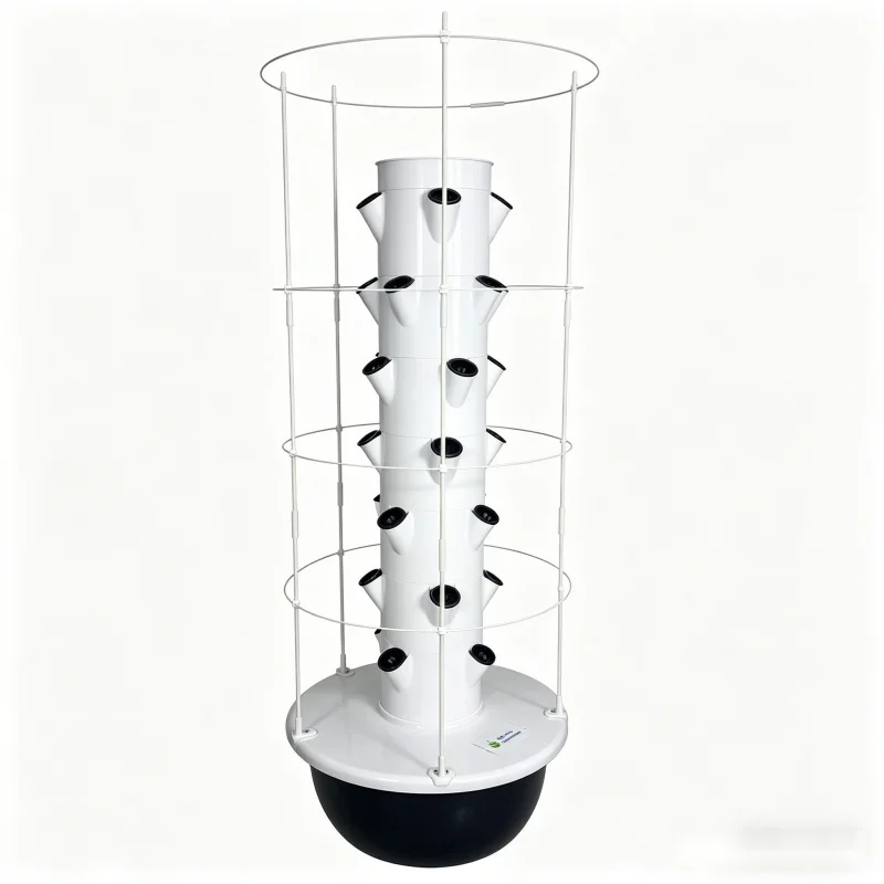 Hydroponic Tower Planter - 9 Katmanlı Hidroponik Kule Bahçe Sistemi,