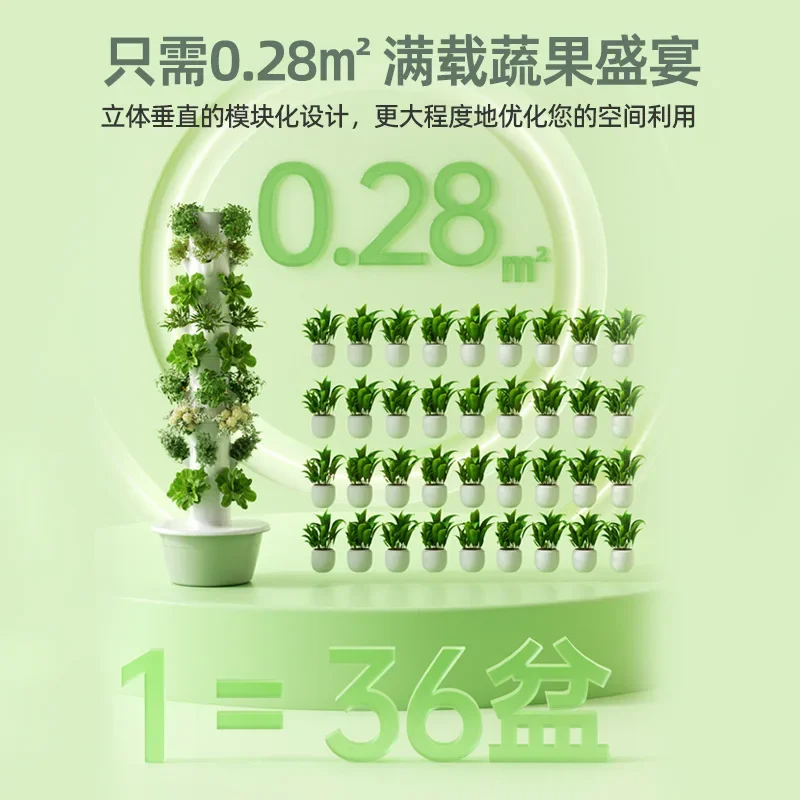 Ev Tipi Akıllı Sebze Yetiştirm - Hydroponic Tower Planter incelemesi ve fiyatı