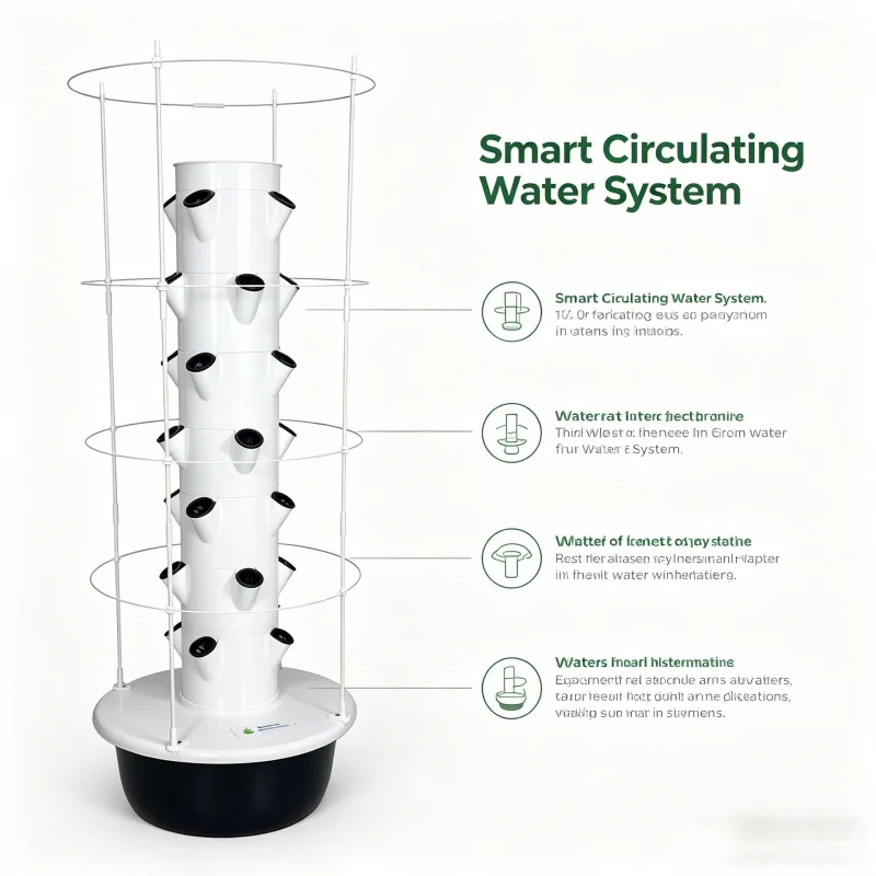 Spacetree Dikey Hidroponik Kul - Hydroponic Tower Planter incelemesi ve fiyatı