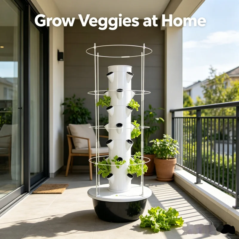 Akıllı Dikey Hidroponik Kule İ - Hydroponic Tower Planter incelemesi ve fiyatı