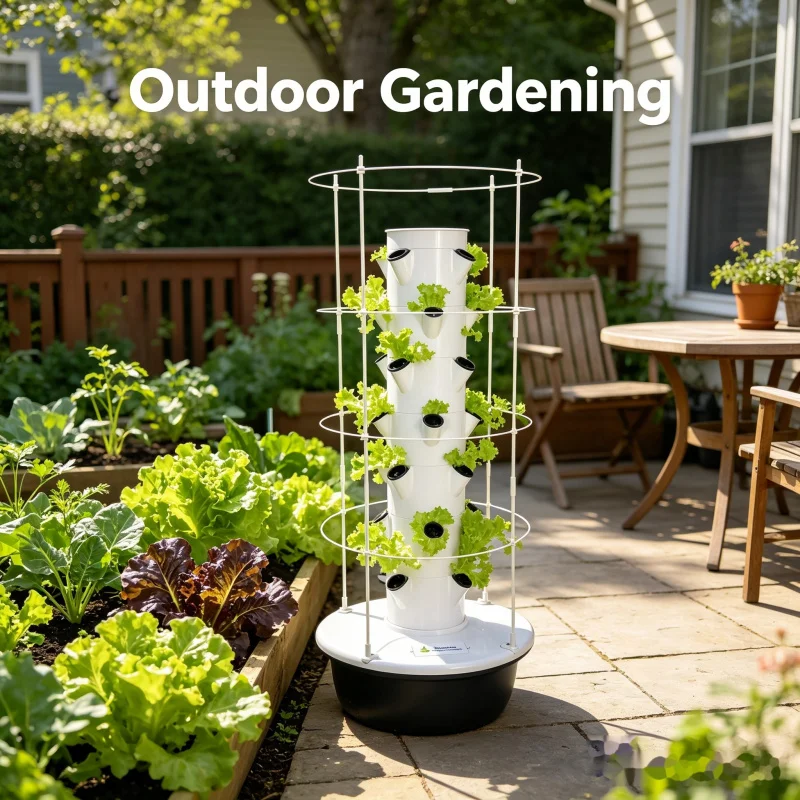 Akıllı Dikey Hidroponik Kule İ - Hydroponic Tower Planter incelemesi ve fiyatı