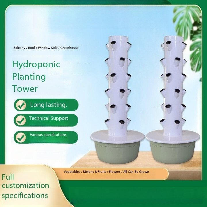 LED Büyütme Işığı ile Hidropon - Hydroponic Tower Planter incelemesi ve fiyatı