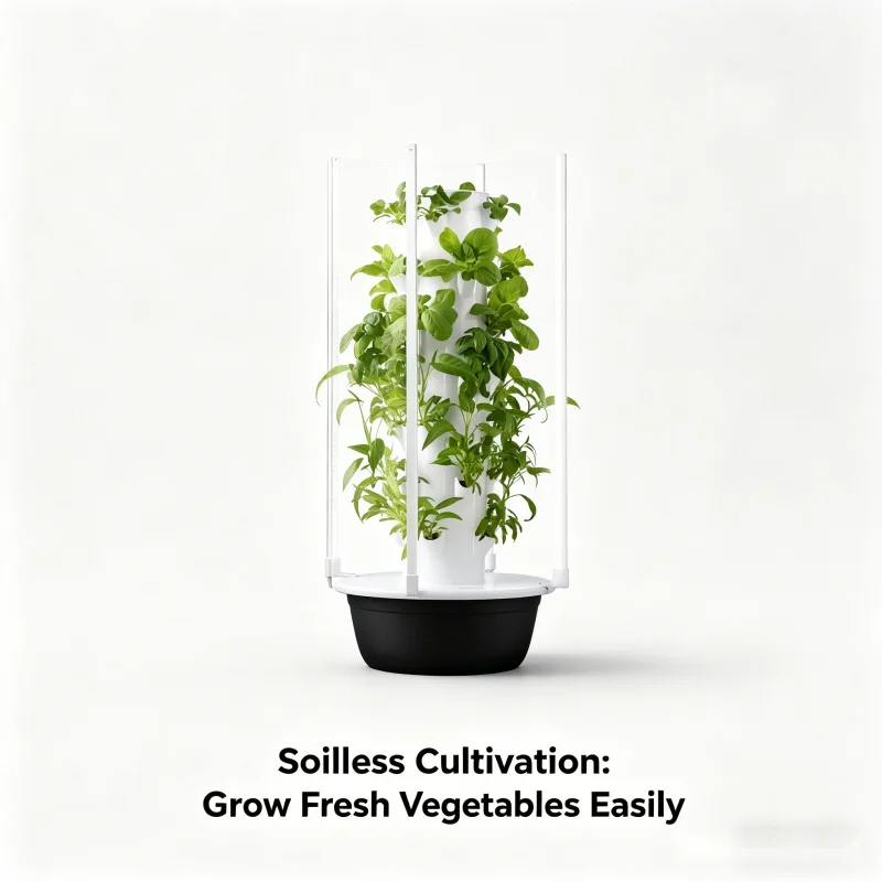 SpaceTree Dikey Hidroponik Kul - Hydroponic Tower Planter incelemesi ve fiyatı