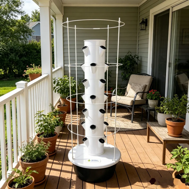 9 Katmanlı Hidroponik Kule Bah - Hydroponic Tower Planter incelemesi ve fiyatı