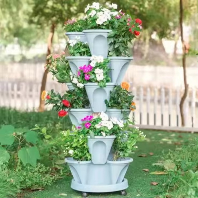 5 Katlı Kendinden Sulanan İsti - Hydroponic Tower Planter incelemesi ve fiyatı