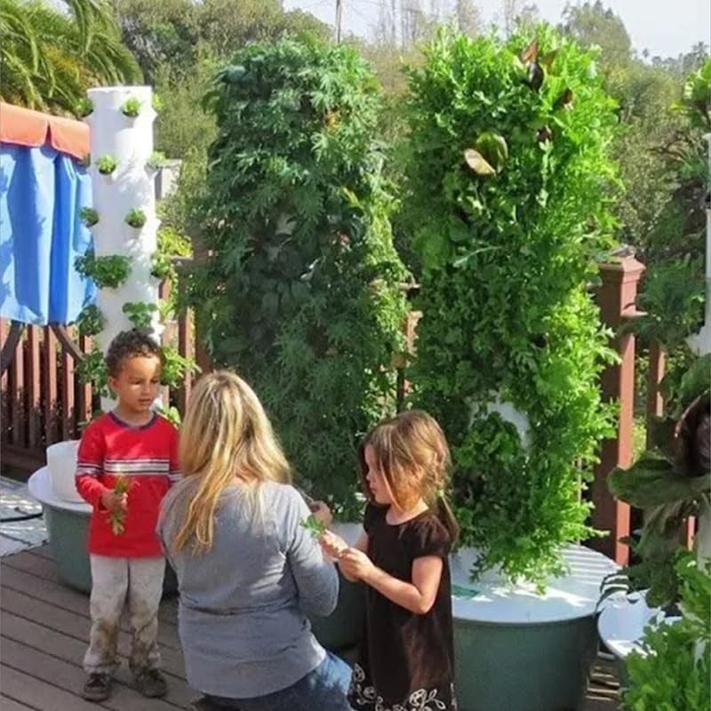 Dikey Hidroponik Yetiştirme Ku - Hydroponic Tower Planter incelemesi ve fiyatı